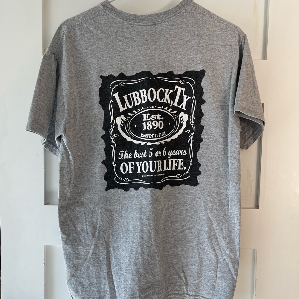 Jack Daniele Texas Tech logo tee